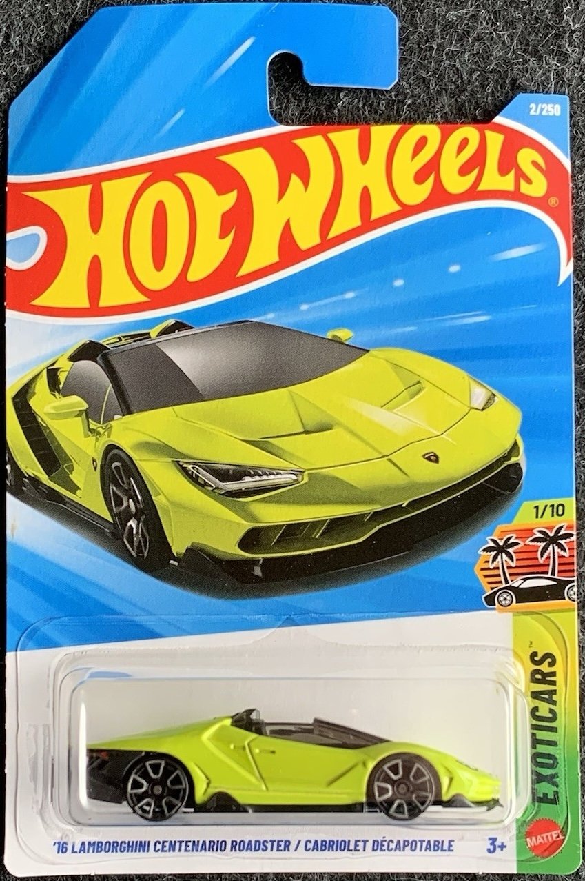 Hot Wheels 16 Lamborghini Centenario Roadster