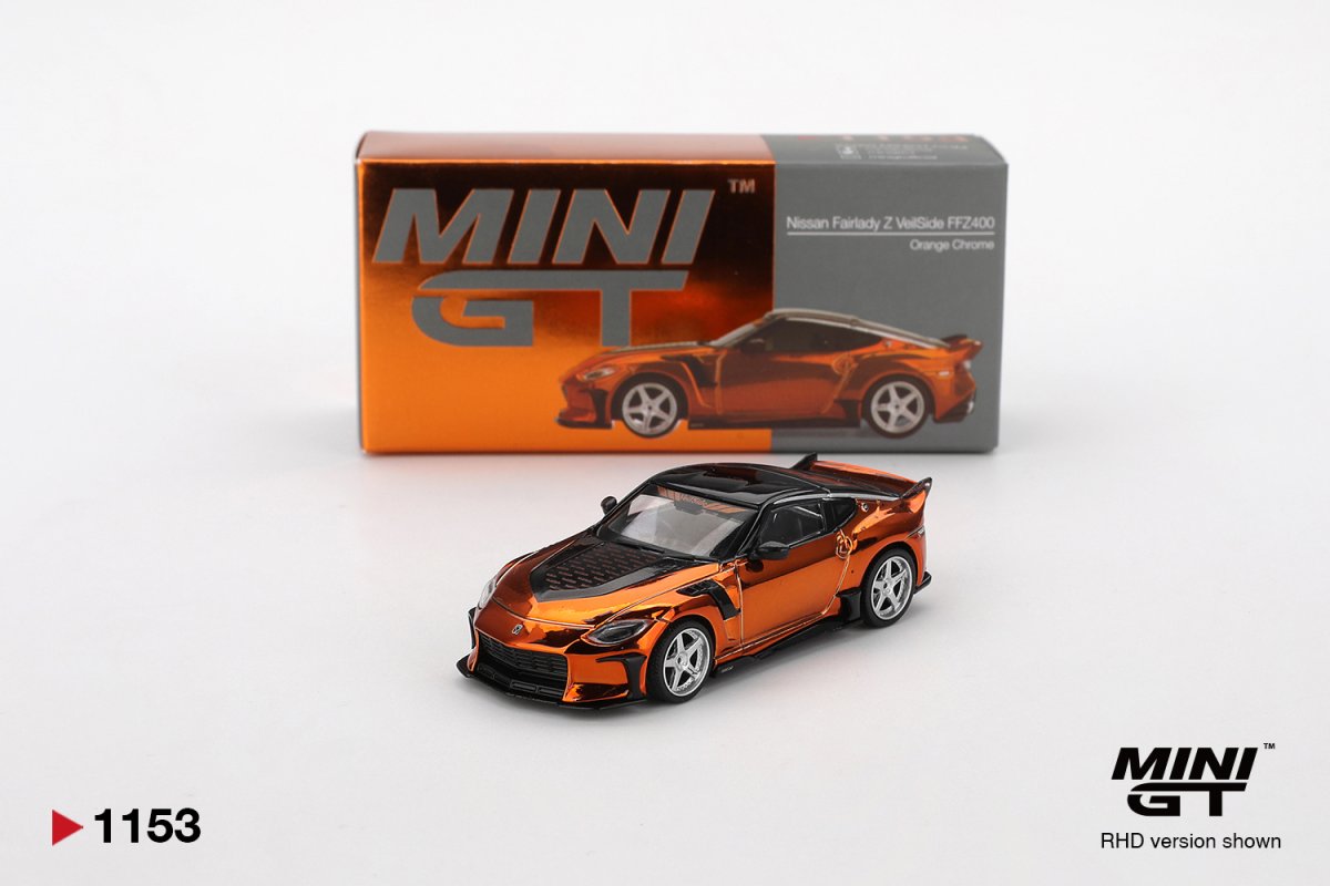 Hot Wheels Nissan Z Veilside FFZ400 Orange Chrome