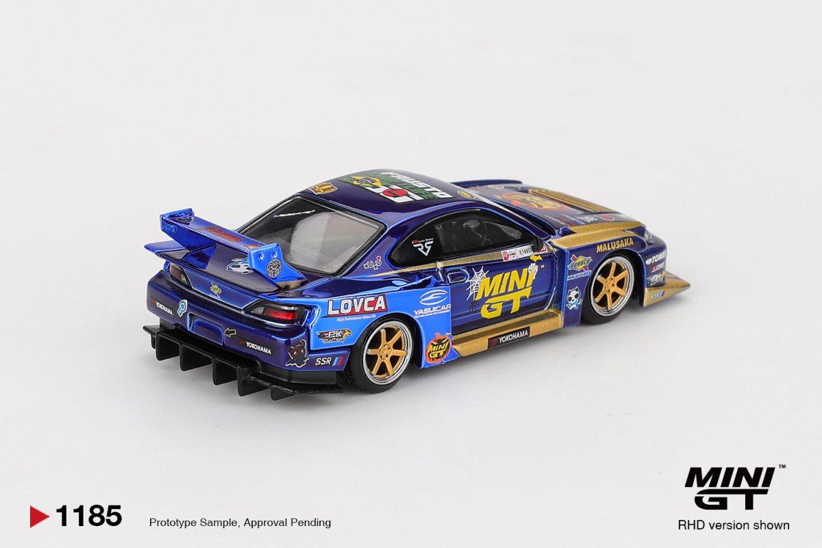 2026 Nissan LB-Super Silhouette S15 SILVIA #555 Team MINI GT Liberty Walk 2025 Formula Drift Halloween Special Chrome: Image 3