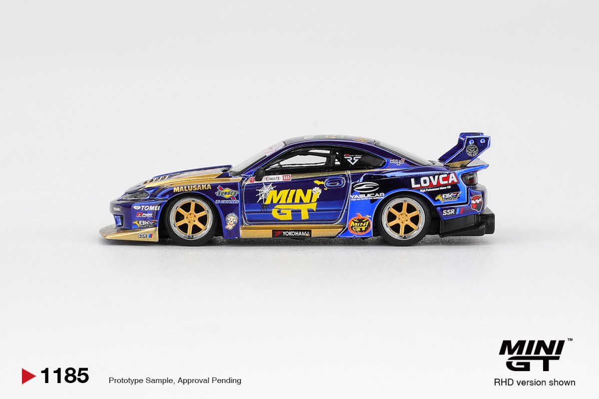 2026 Nissan LB-Super Silhouette S15 SILVIA #555 Team MINI GT Liberty Walk 2025 Formula Drift Halloween Special Chrome: Image 2