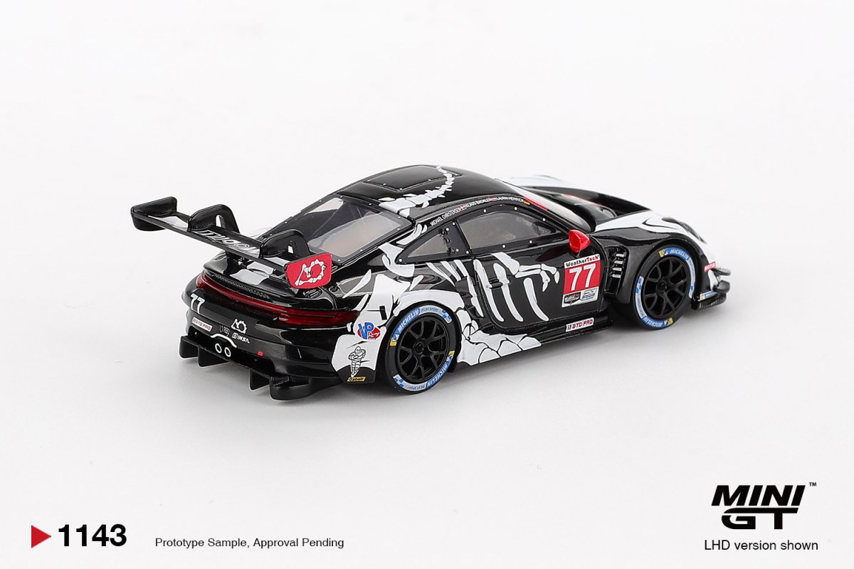 2026 Porsche 911 GT3 R #77 AO Racing 2025 IMSA Petit Le Mans Black: Image 4