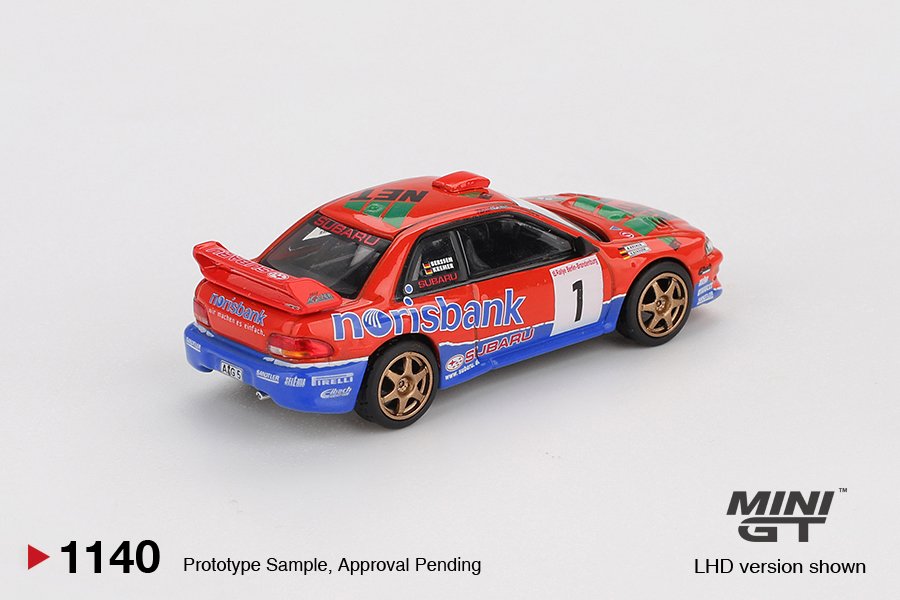 2025 Subaru Impreza WRC97 #1 1999 DRM Champion Orange: Image 4