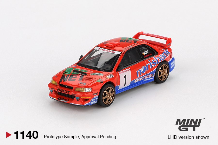 2025 Subaru Impreza WRC97 #1 1999 DRM Champion Orange: Image 2