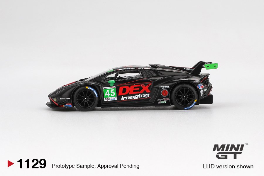 2026 Lamborghini Huracán GT3 EVO2 #45 No. 45 DEX Imaging 2024 IMSA Daytona 24 Hrs Black: Image 2