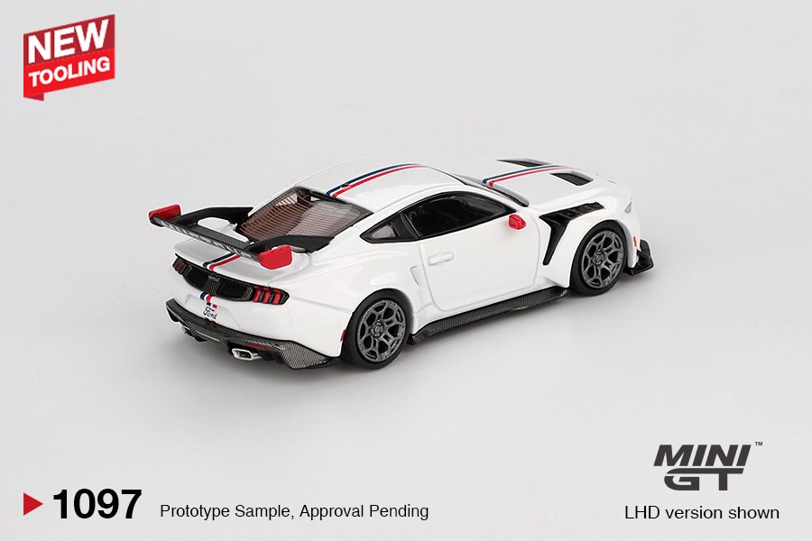 2026 Ford Mustang GTD Spirit of America White: Image 3