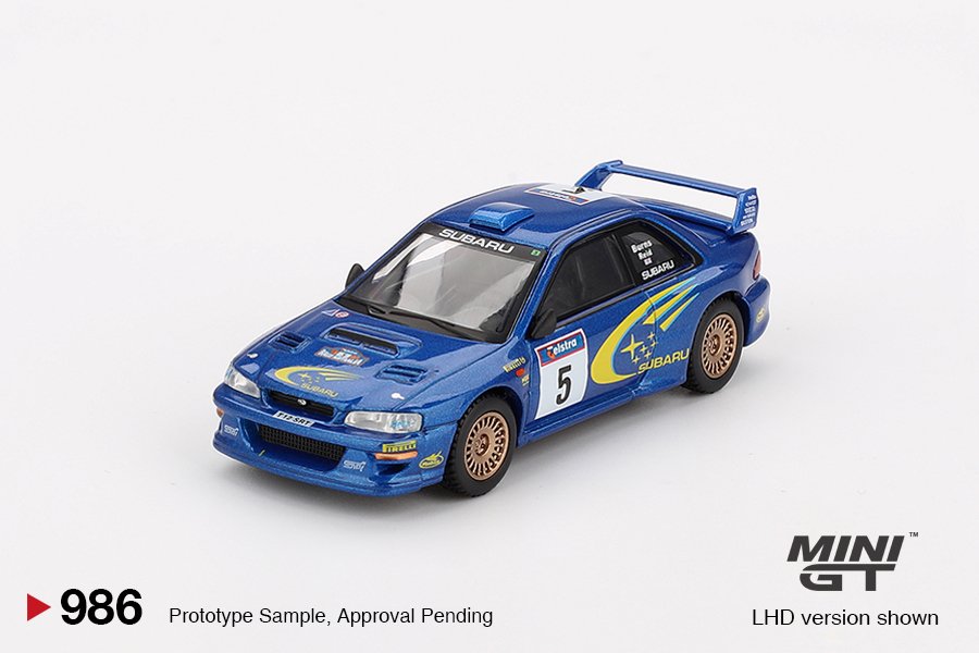 2025 Subaru Impreza WRC99 1999 Rally Australia Winner #5 Blue: Image 2