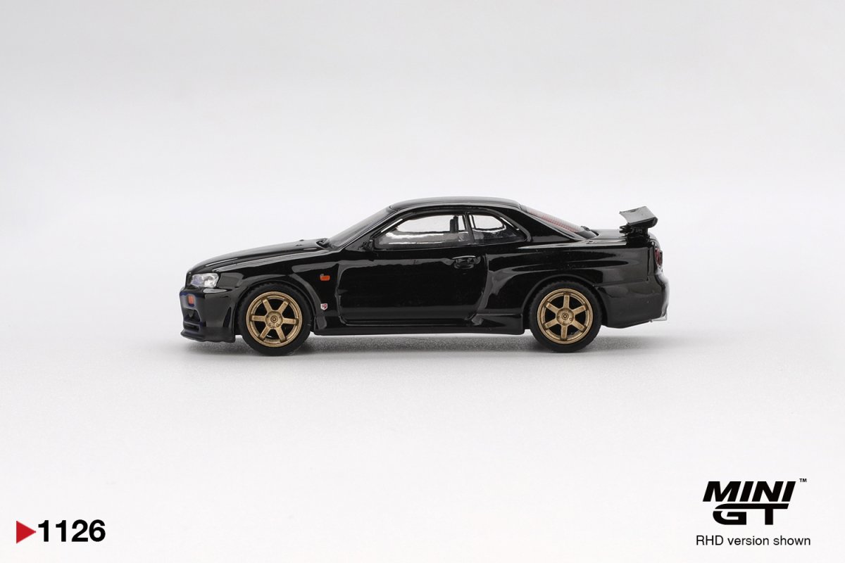 2025 Nissan Skyline GT-R (R34) V-Spec W/ TE37 Wheel Black: Image 3