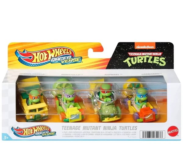 Hot Wheels Teenage Mutant Ninja Turtles 4-Pack