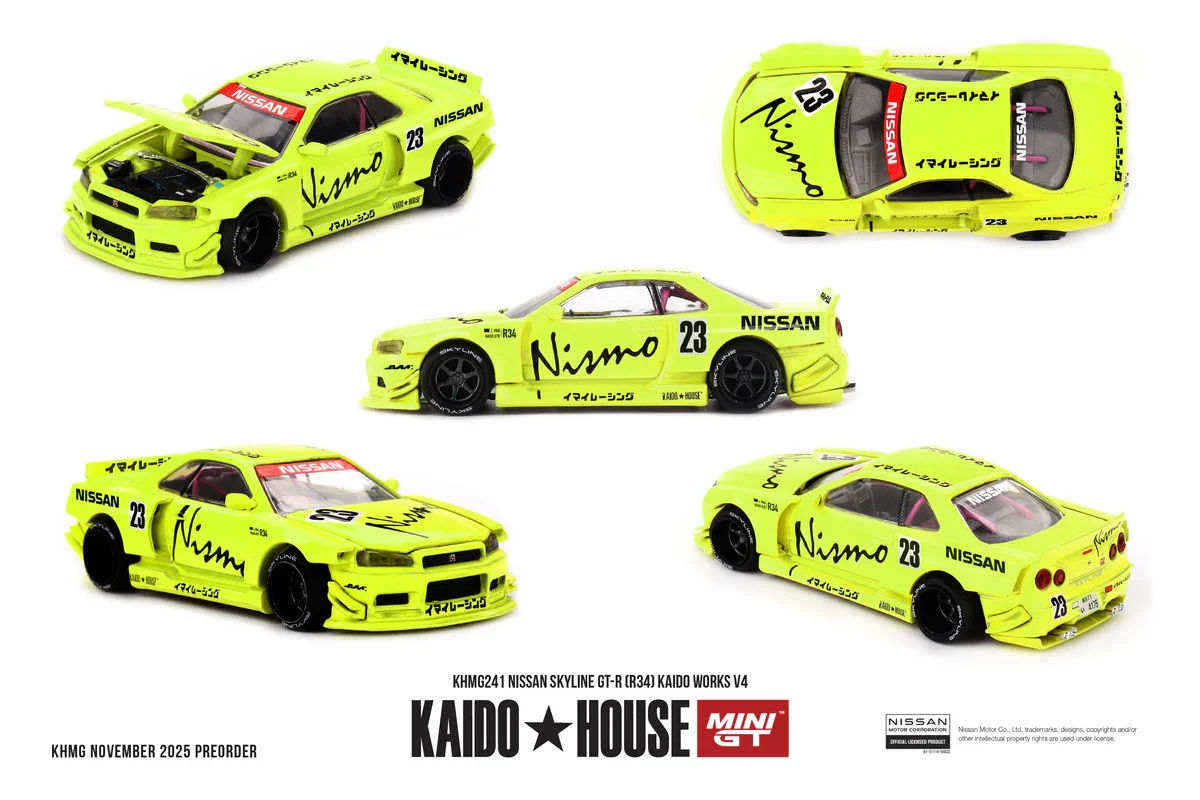 Hot Wheels Nissan Skyline GT-R (R34) Kaido Works V4