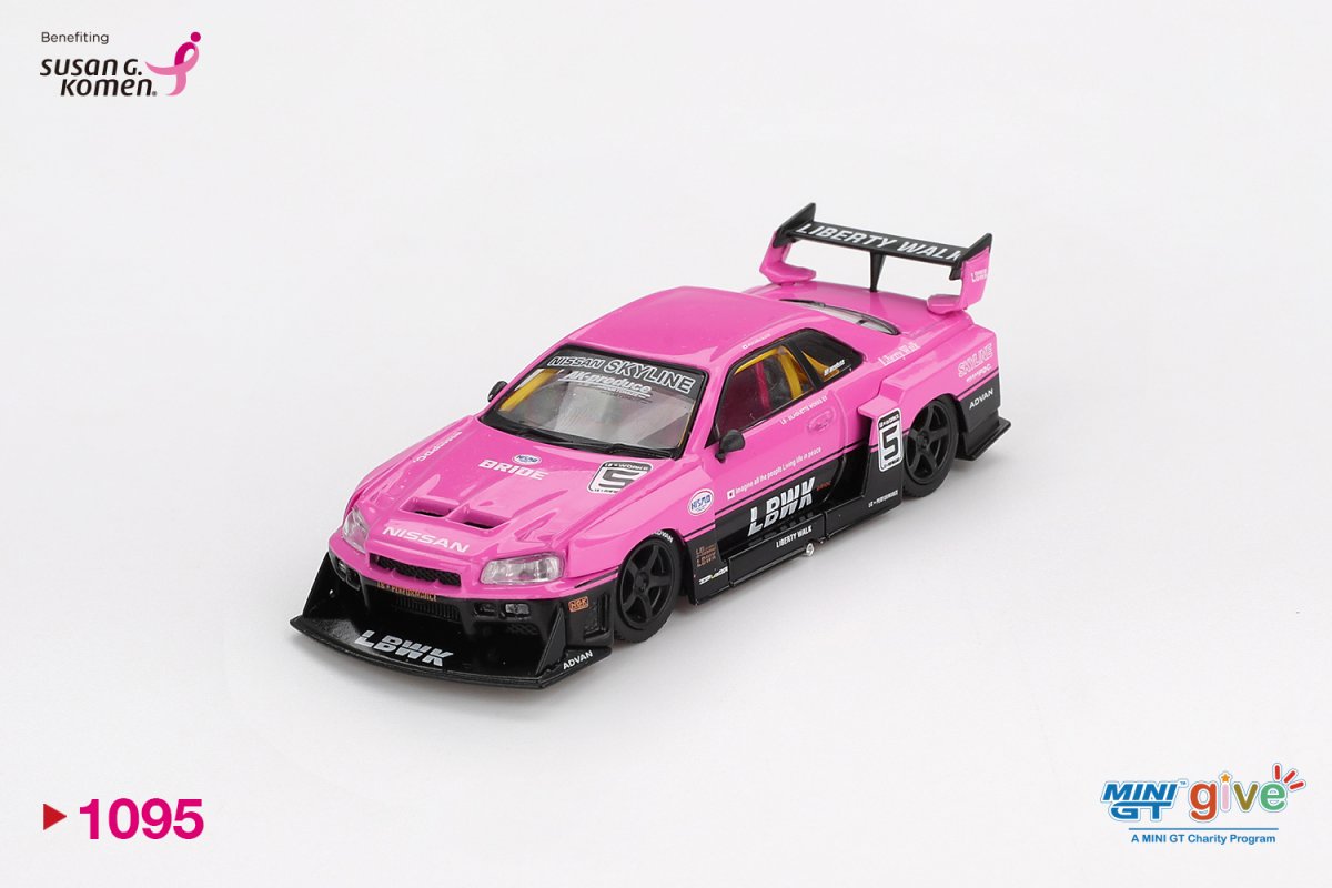 2025 Nissan LB-ER34 Super Silhouette SKYLINE Pink: Image 2
