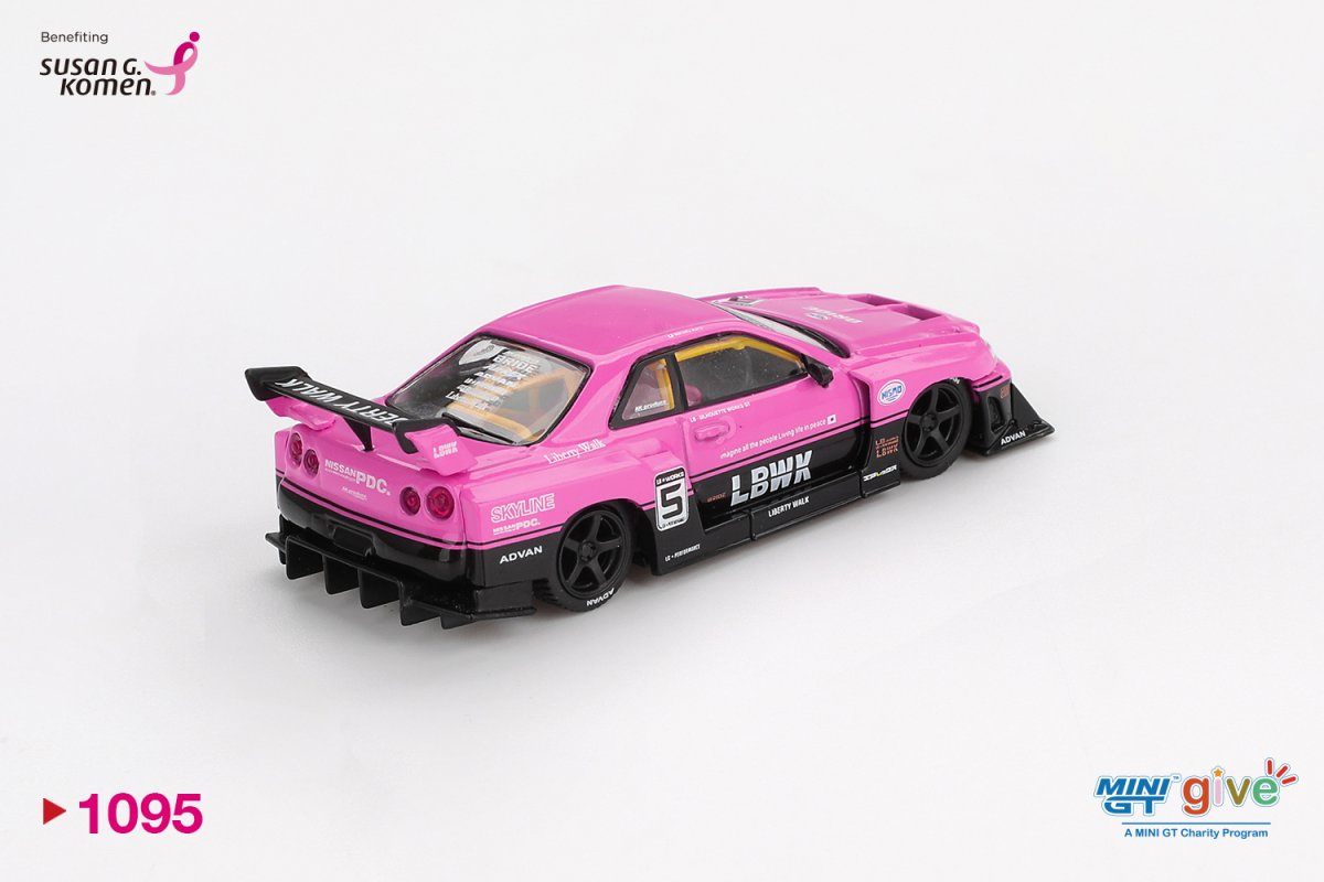 2025 Nissan LB-ER34 Super Silhouette SKYLINE Pink: Image 4