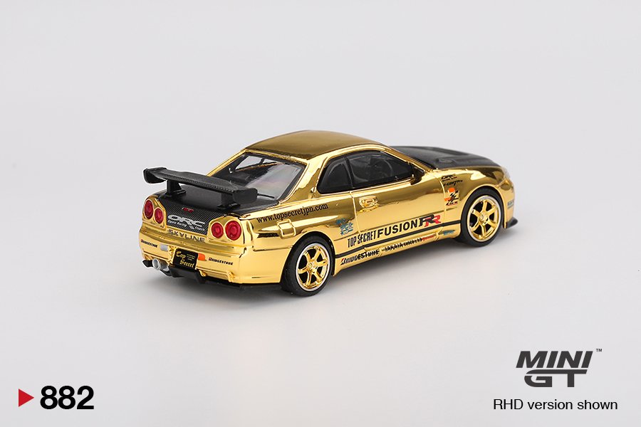 2025 Nissan Skyline GT-R (R34) Top Secret TAS 2025 Exclusive Gold: Image 2