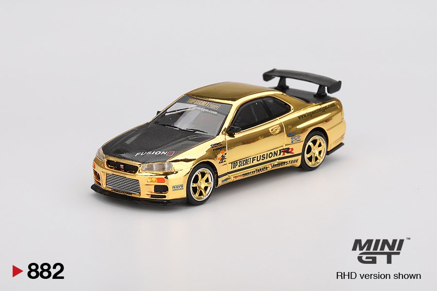2025 Nissan Skyline GT-R (R34) Top Secret TAS 2025 Exclusive Gold: Image 3