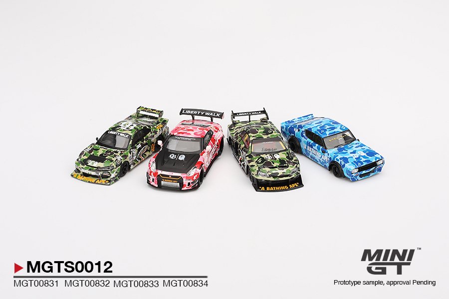 2024 LIBERTY WALK x A BATHING APE Nissan Set: Box: Image 2