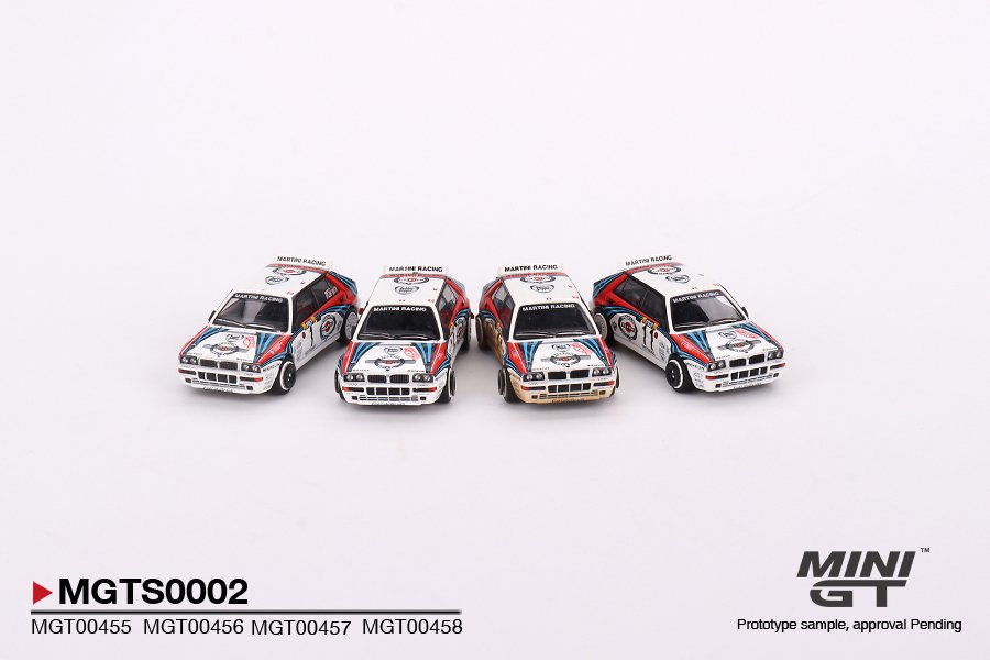 2023 Lancia Delta HF Integrale Evoluzione 1992 Rally MonteCarlo Martini Racing 4 Cars Set: Image 2