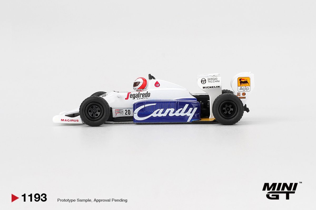 2026 Toleman TG184 #20 Johnny Cecotto 1984 Monaco Grand Prix White: Image 2