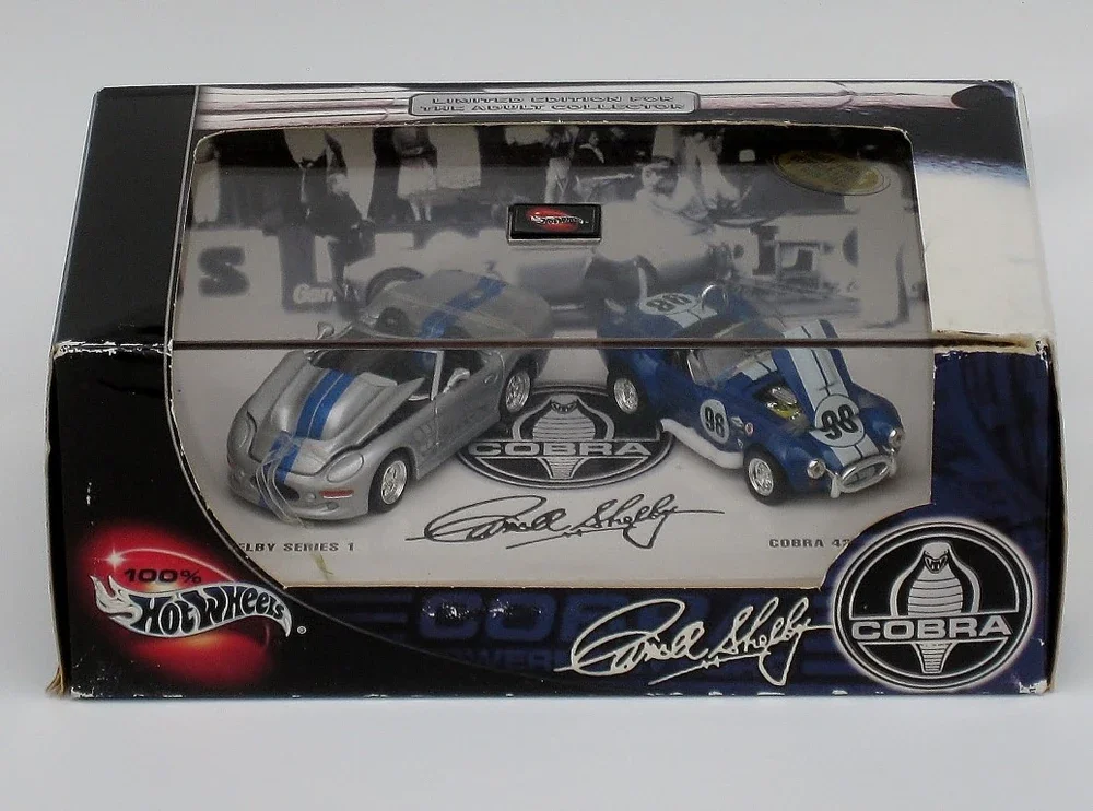 Hot Wheels Carroll Shelby Cobra 2-Car Set