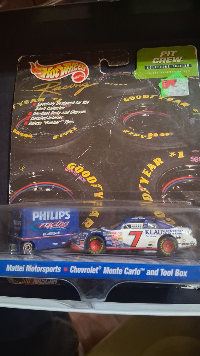 Hot Wheels Chevrolet Monte Carlo And Tool Box Mattei Motorsports #7