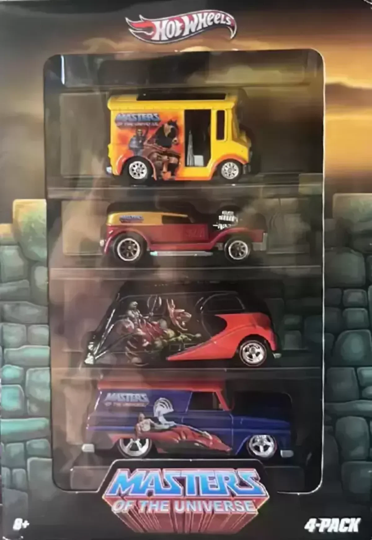 Hot Wheels Masters of the Universe 4-Pack