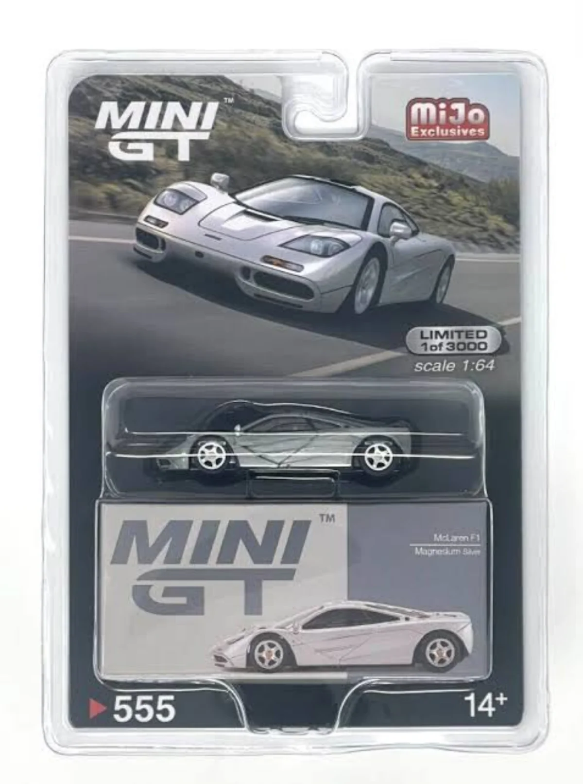 Hot Wheels Mclaren F1 Magnesium Silver