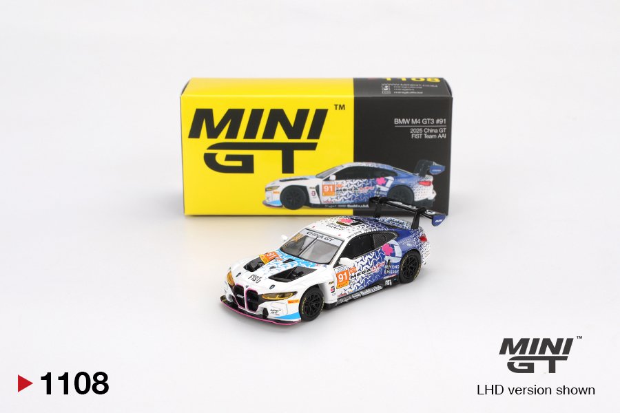 Hot Wheels BMW M4 GT3 #91 FIST Team AAI 2025 China GT