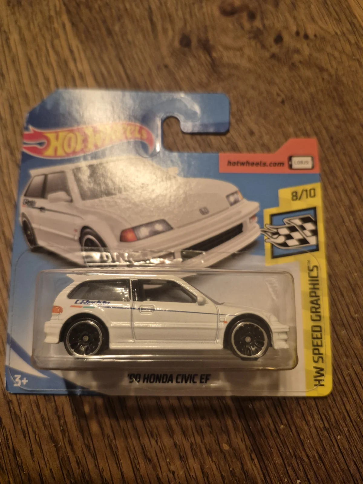 2019 90 Honda Civic EF White: Short Card: Image 2