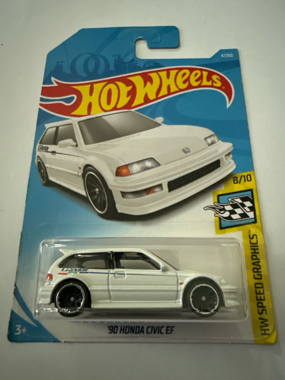2019 90 Honda Civic EF White: Long (INT): Image 3