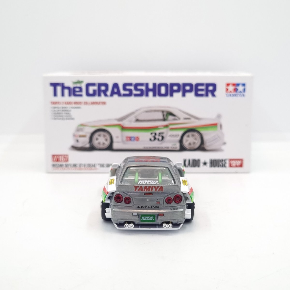 2025 Nissan Skyline GT-R (R34) Tamiya x Kaido House "The Grasshopper" V1 ZAMAC: Image 6