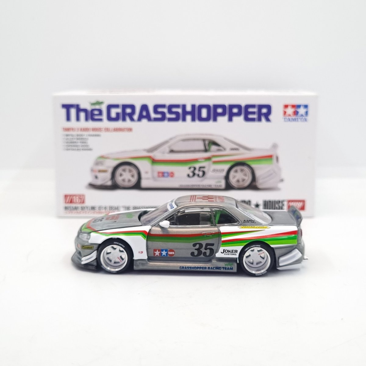 2025 Nissan Skyline GT-R (R34) Tamiya x Kaido House "The Grasshopper" V1 ZAMAC: Image 5