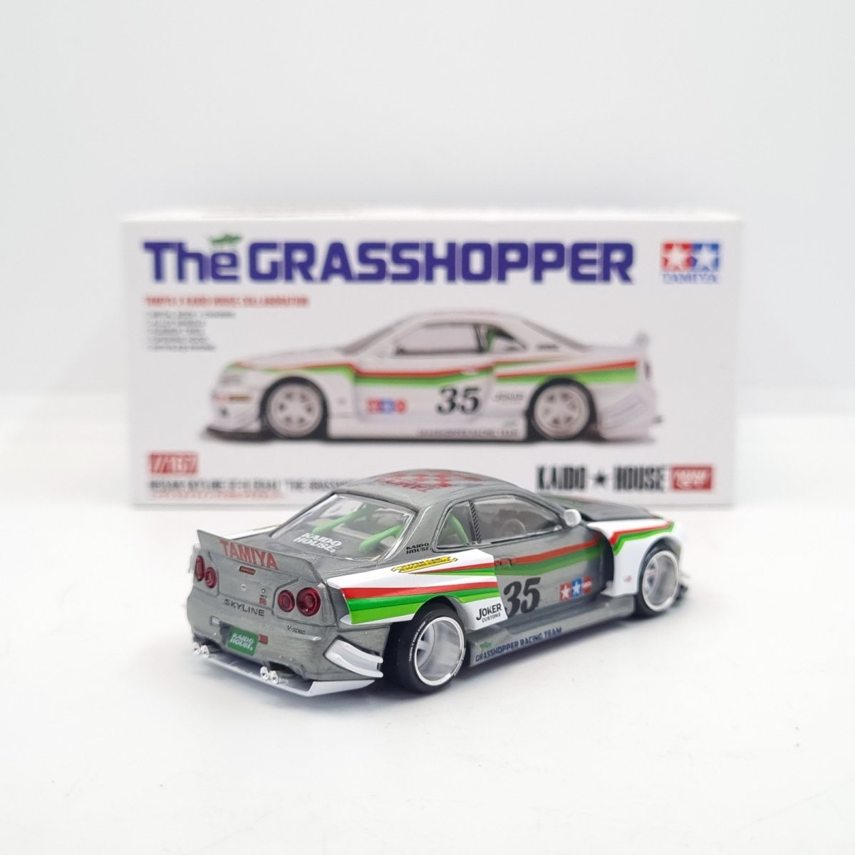 2025 Nissan Skyline GT-R (R34) Tamiya x Kaido House "The Grasshopper" V1 ZAMAC: Image 10