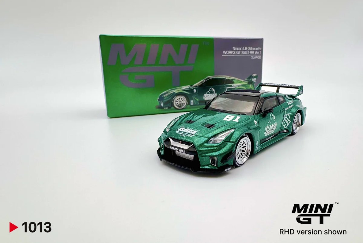 2025 Nissan LB-Silhouette WORKS GTR 35GT-RR Ver.1 Green: No Package: Image 4