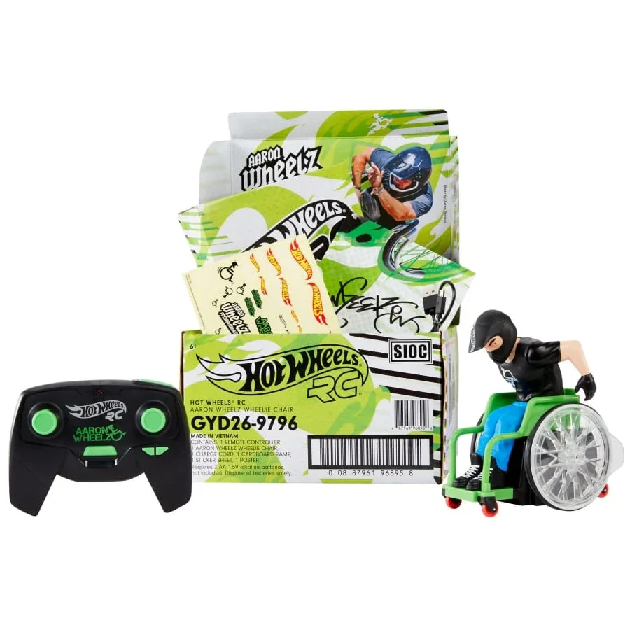 Hot Wheels Aaron Wheelz Wheelie Chair