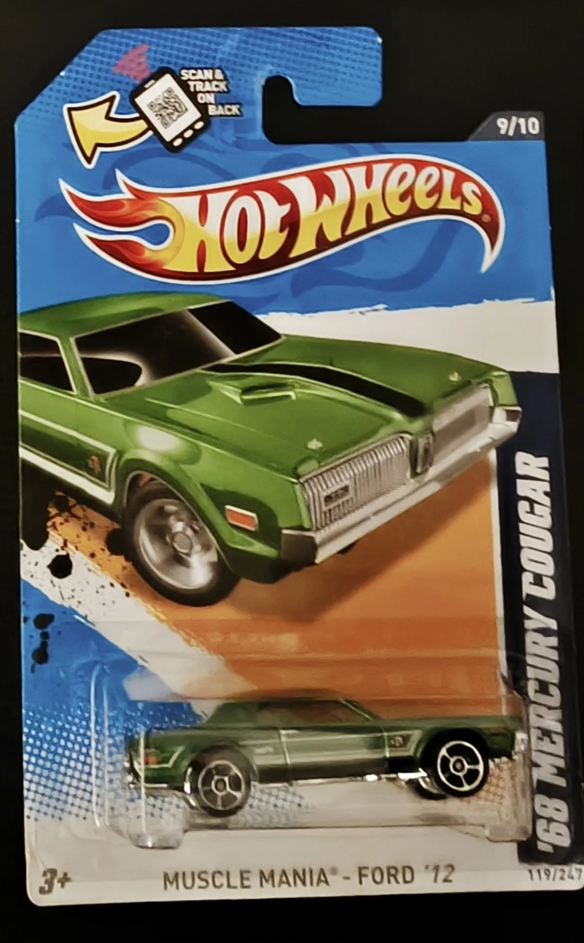 Hot Wheels 68 Mercury Cougar