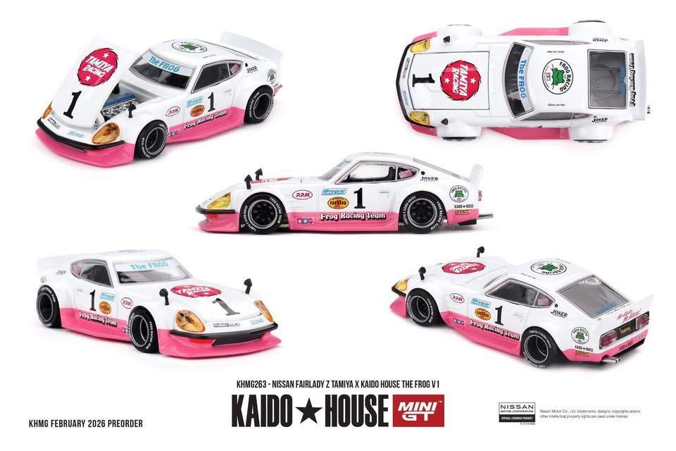 Hot Wheels Nissan Fairlady Z Tamiya x Kaido House The Frog V1