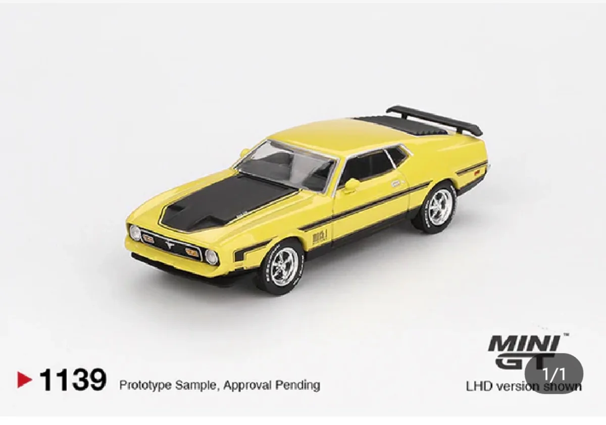 Hot Wheels Ford Mustang Mach1 Grabber Yellow
