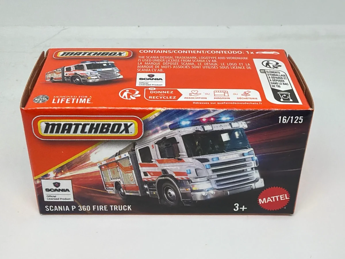 2025 Scania P 360 Fire Truck White: Box: Image 3
