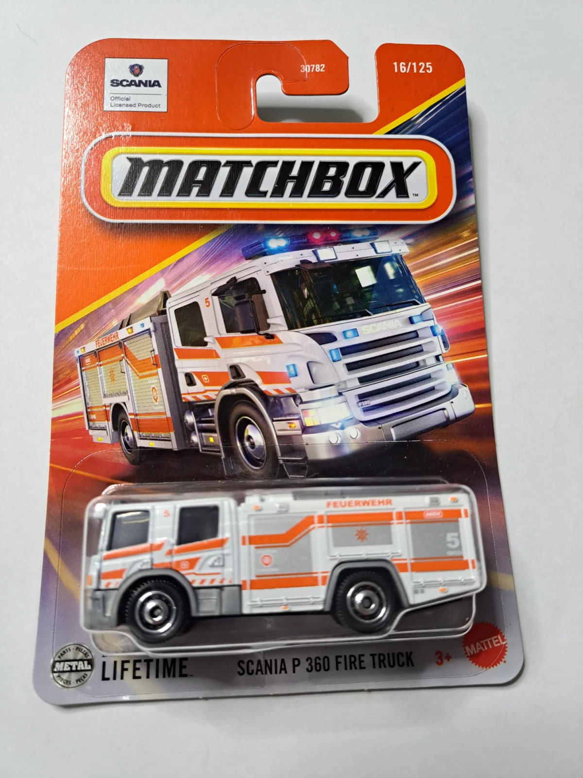 2025 Scania P 360 Fire Truck White: Long Card: Image 2