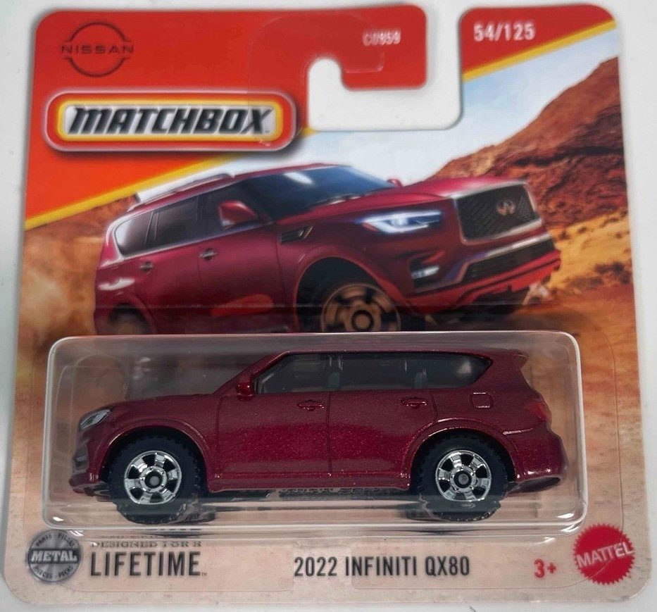 2025 2022 Infiniti QX80 Red: Short Card: Image 2