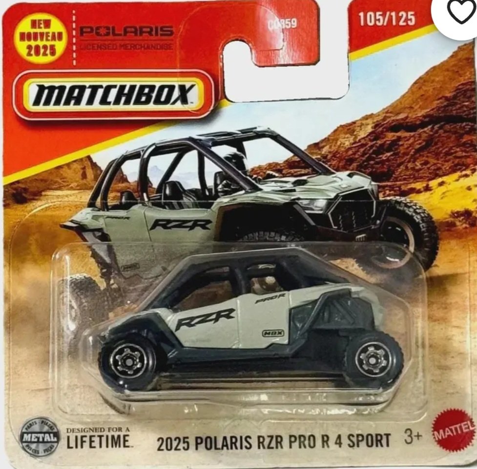 Hot Wheels 2025 Polaris RZR Pro R 4 Sport