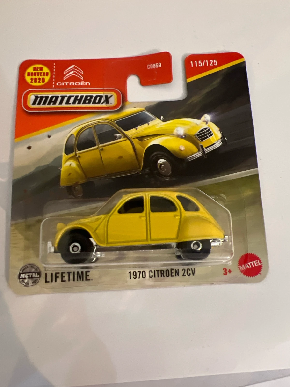 2025 1970 Citroën 2CV Yellow: Short Card: Image 3