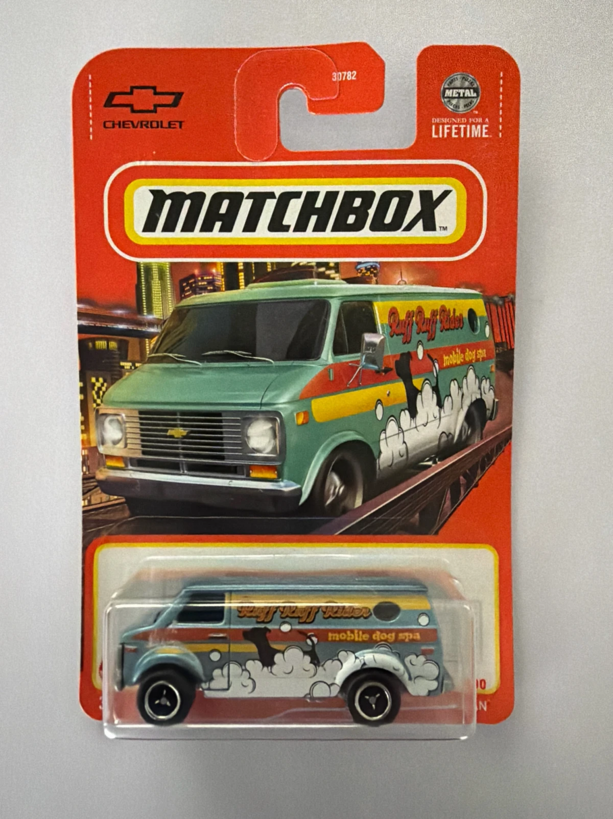 2024 75 Chevy Van Blue: Long Card: Image 2