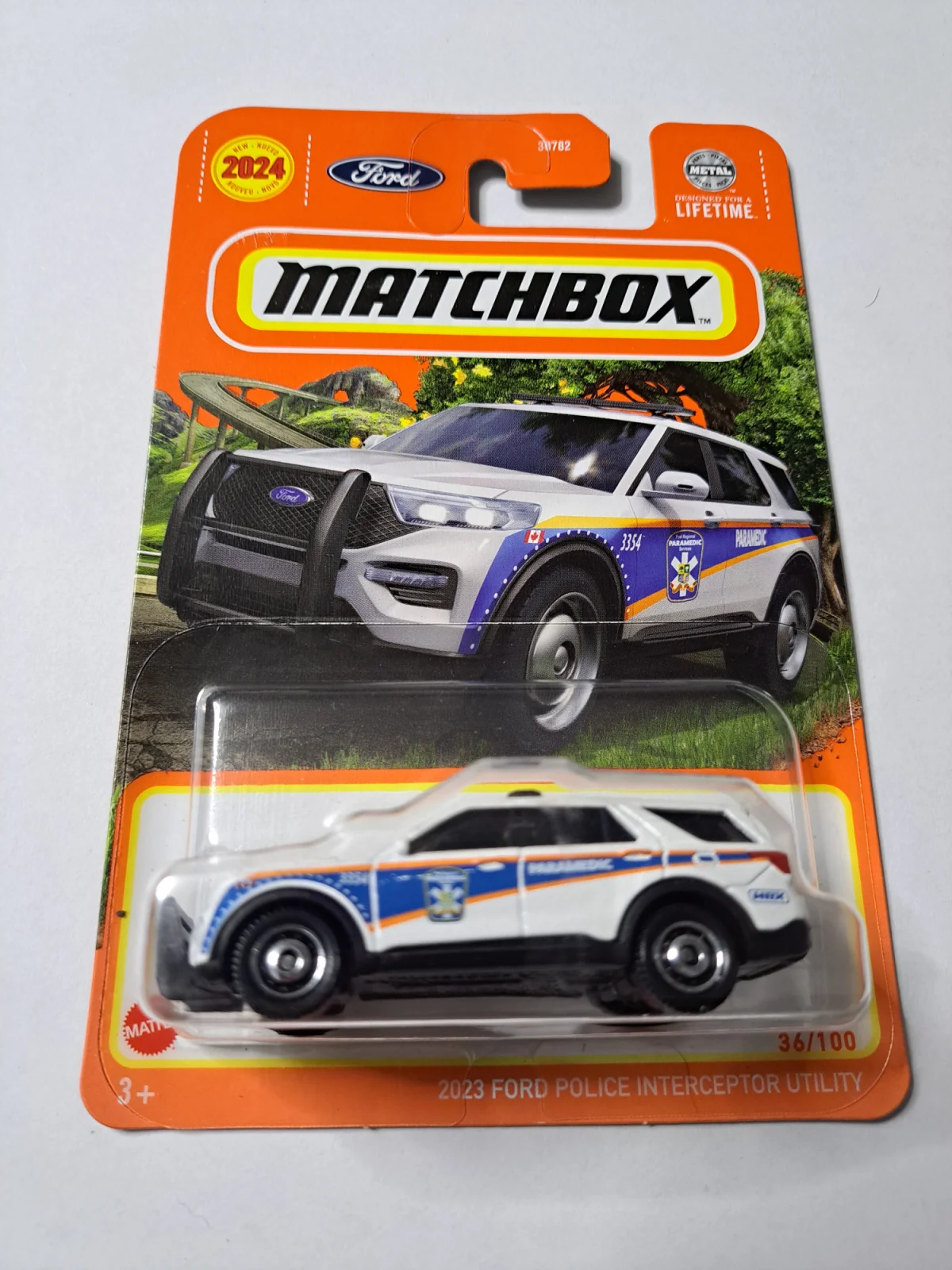 2024 2023 Ford Police Interceptor Utility White: Long Card: Image 2