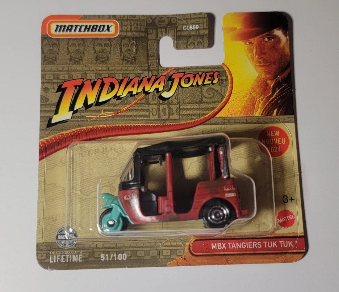 2024 MBX Tangiers Tuk Tuk Red: Short Card: Image 2