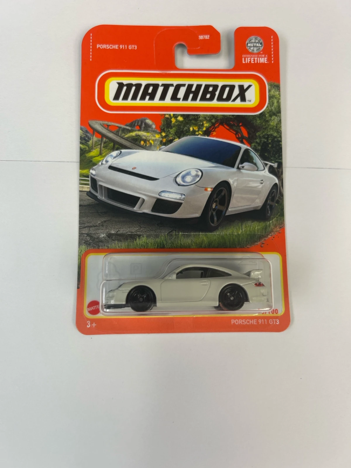 2024 Porsche 911 GT3 White: Long Card: Image 2