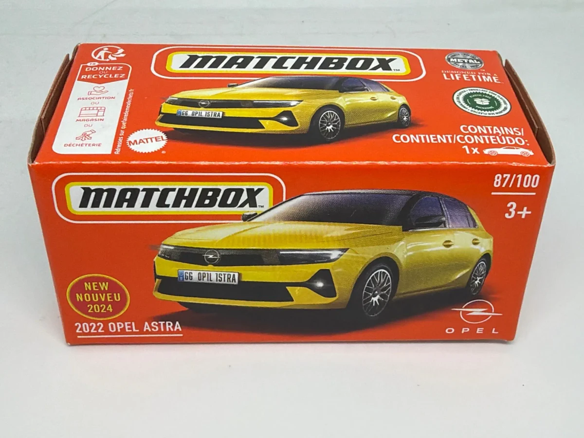 2024 2022 Opel Astra Yellow: Box: Image 2