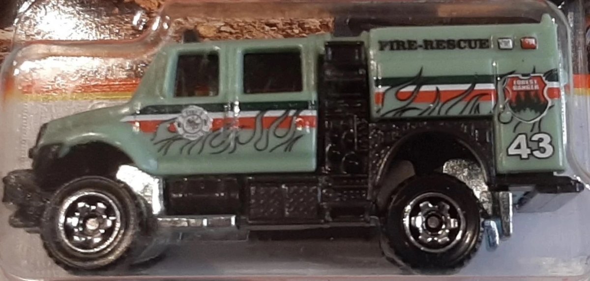 Hot Wheels International WorkStar BrushFire Truck
