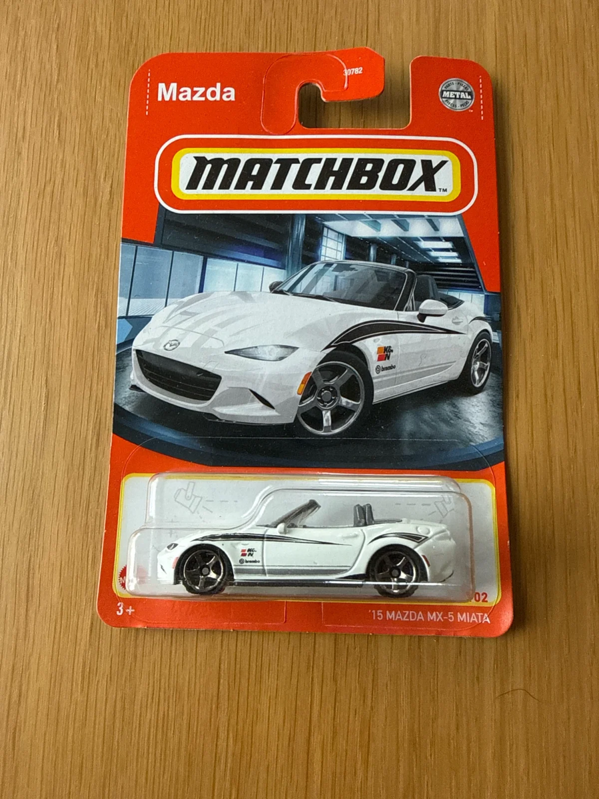 2022 15 Mazda MX-5 Miata White: Long Card: Image 2