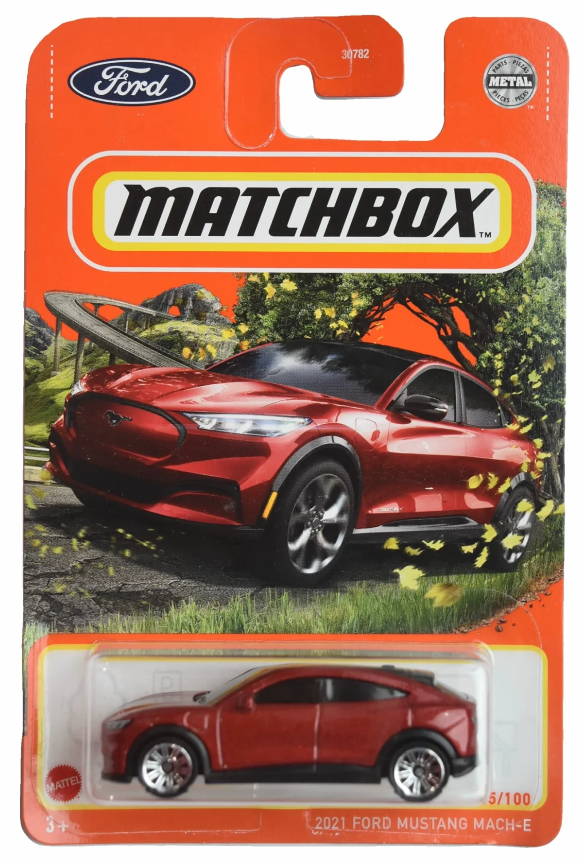 2022 2021 Ford Mustang Mach-E Red: Long Card: Image 2