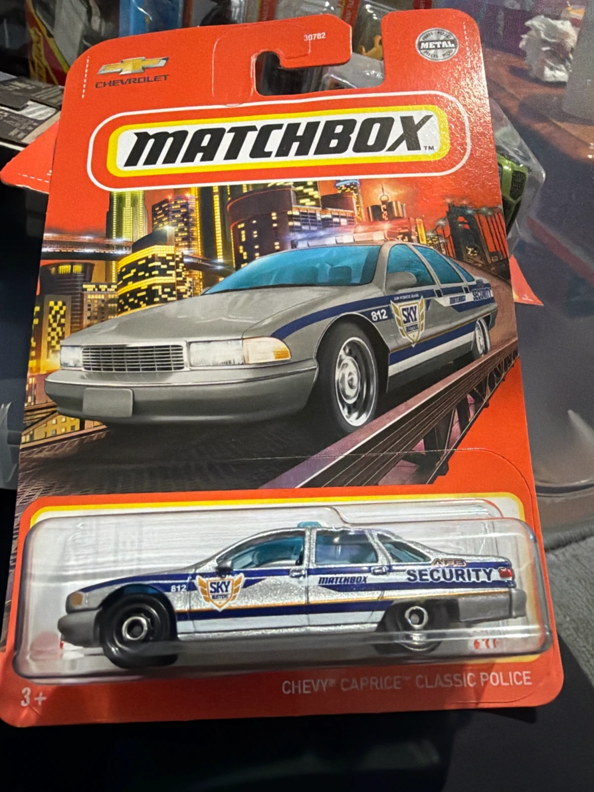2022 Chevy Caprice Classic Police Silver: Long Card: Image 2