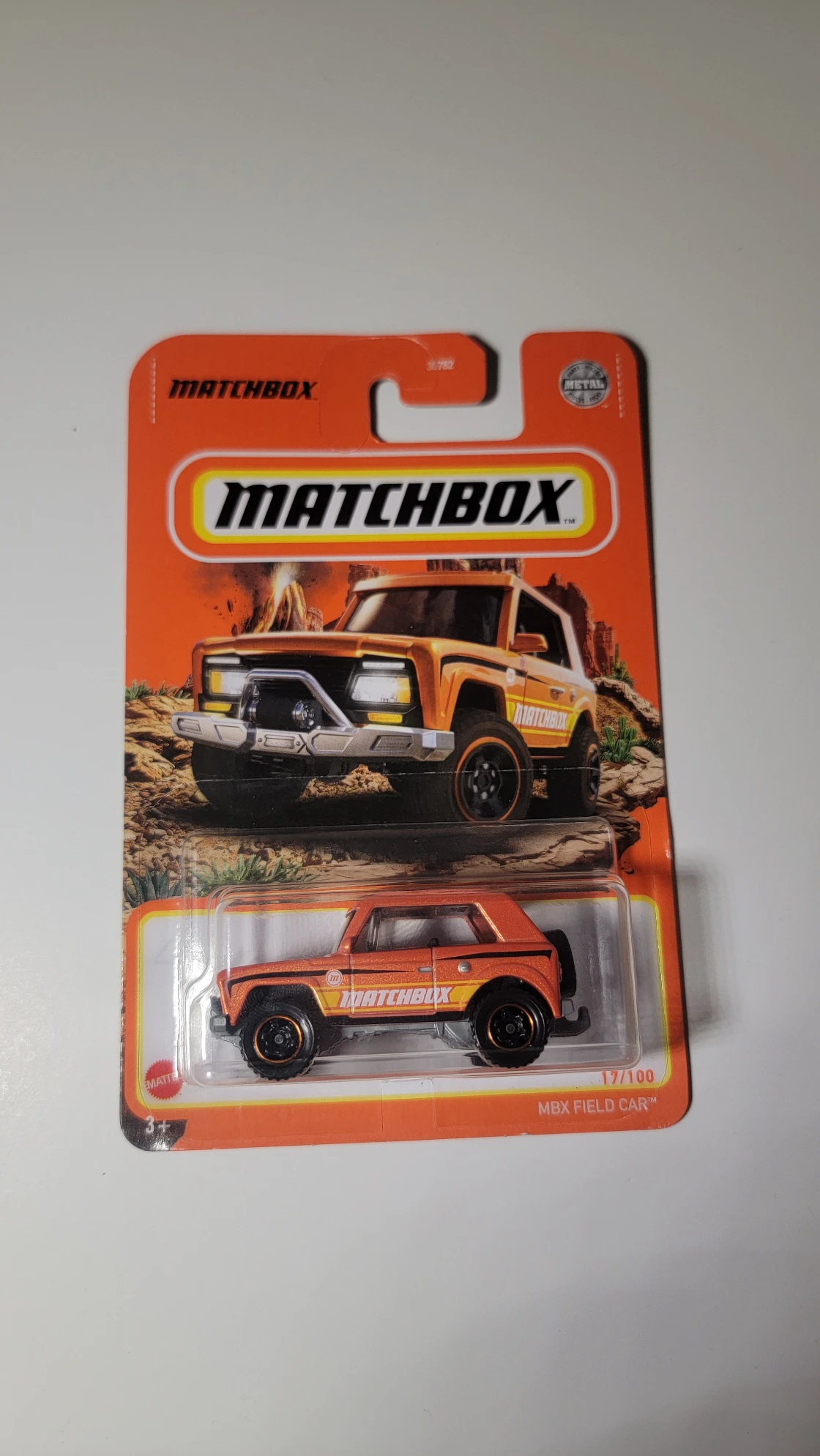 2021 MBX Field Car Orange: Long Card: Image 2